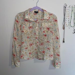 Butterfly Button Up